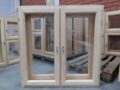 Изготовление деревянного двойного оконного блока (из материала заказчика)