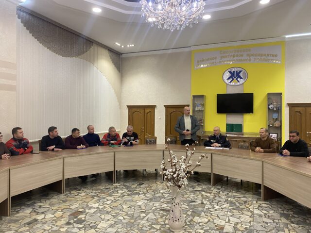 Встреча сотрудников Сморгонского РУП «ЖКХ» с представителем Госавтоинспекции